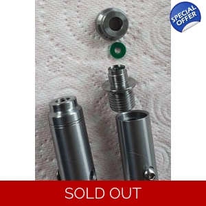 Crosman 2240/2250/2260 TUNED Stainless steel Valve Body, has Replaceable Seal